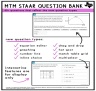 Algebra  STAAR Review Question Bank - Maneuvering the Middle